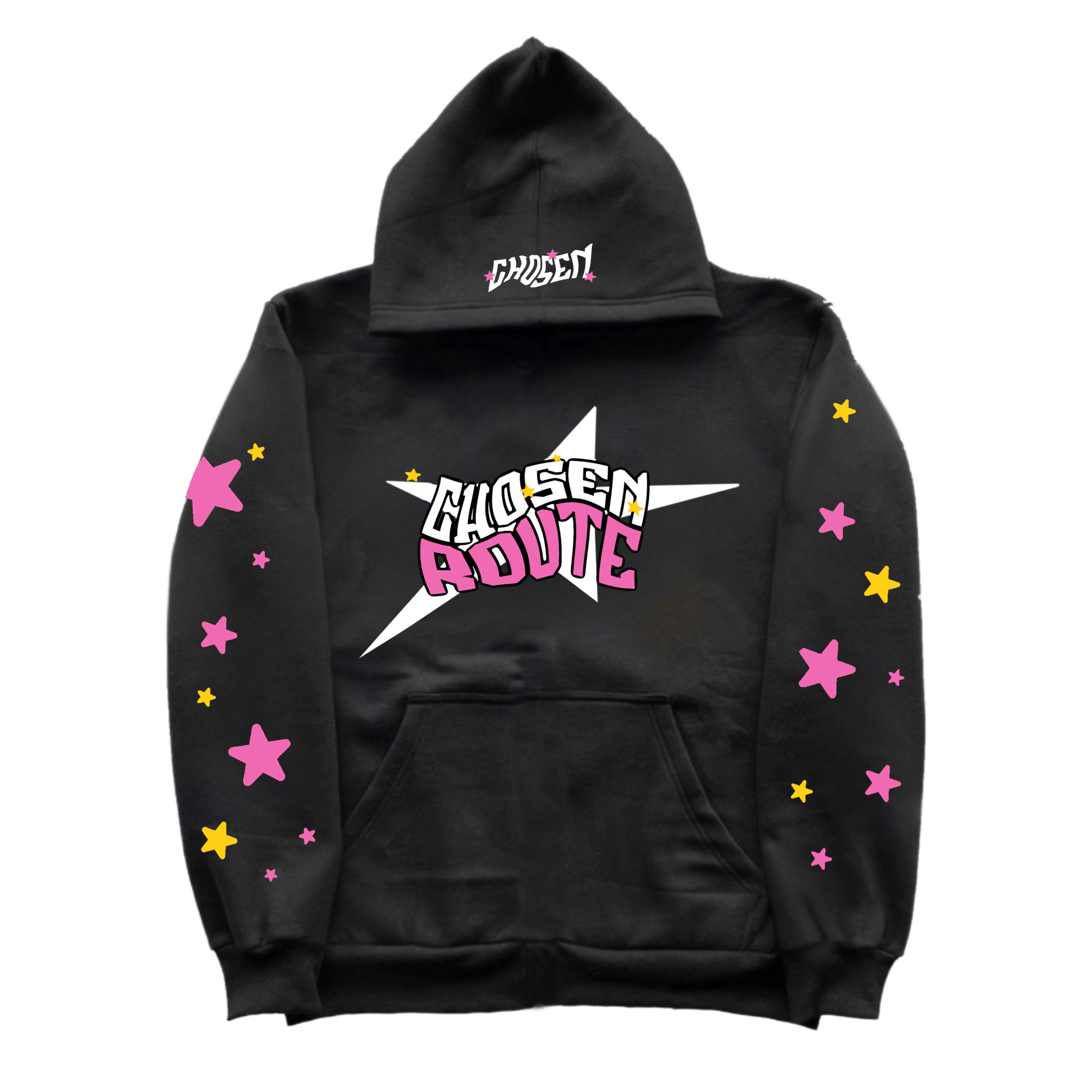Black & Pink Hoodie