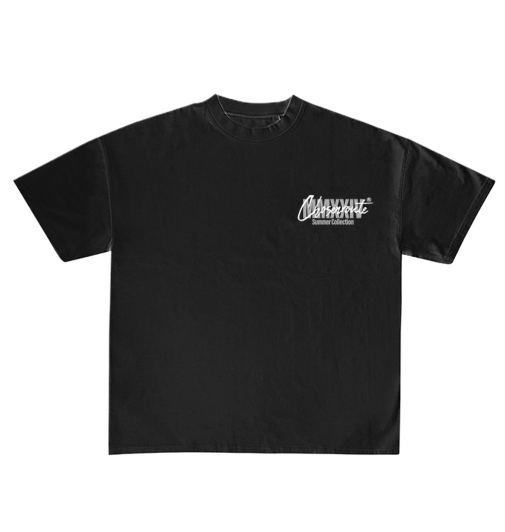 Black CR Cropped Tee