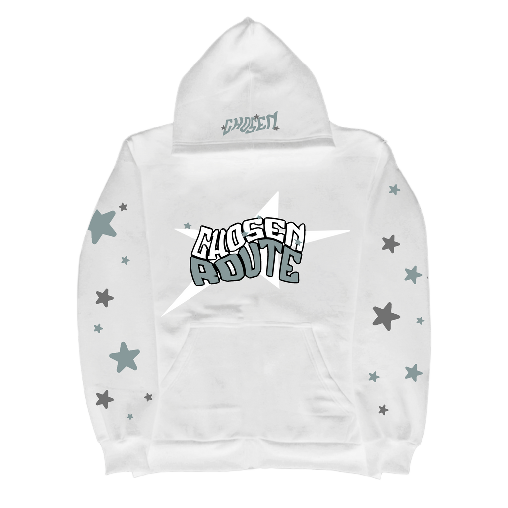 White Reflective Hoodie/Pants Set