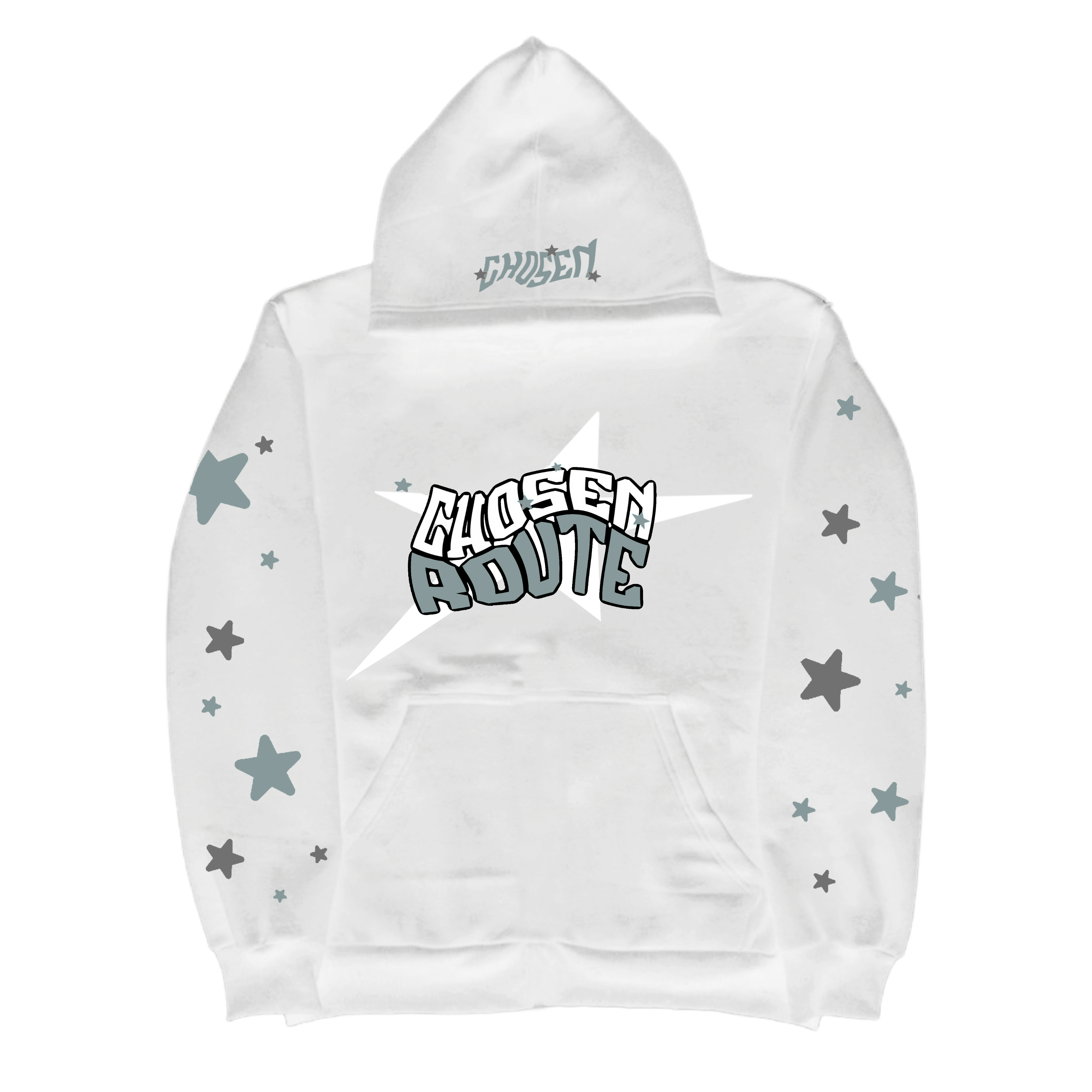 White Reflective Hoodie/Pants Set