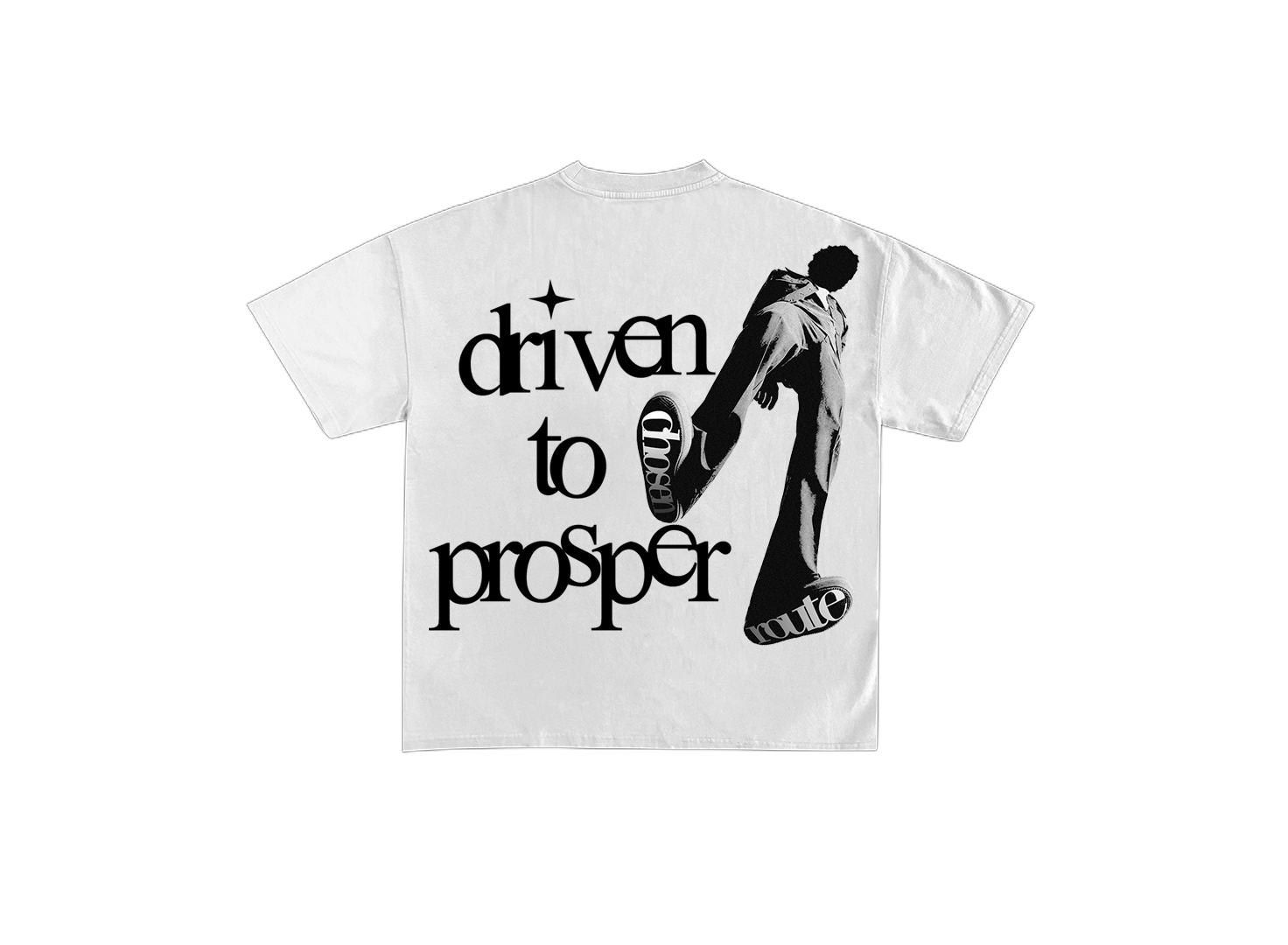 White CR Cropped Tee